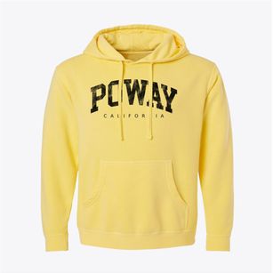 Poway California Urban Vibe Pigment-Dyed Hoodie