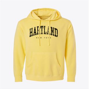 Hartland New York Urban Vibe Pigment-Dyed Hoodie