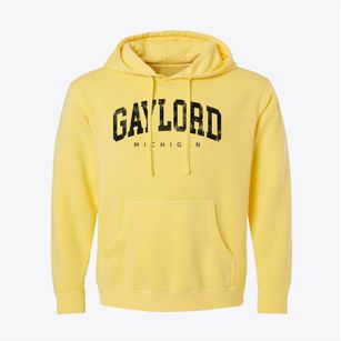 Gaylord Michigan Urban Vibe Pigment-Dyed Hoodie