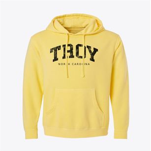 Troy North Carolina Urban Vibe Pigment-Dyed Hoodie