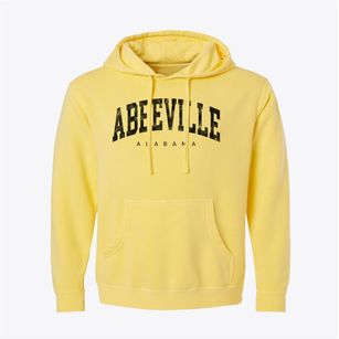 Abbeville Alabama Urban Vibe Pigment-Dyed Hoodie