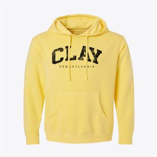 Clay Pennsylvania Urban Vibe Pigment-Dyed Hoodie