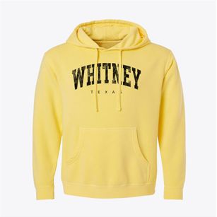 Whitney Texas Urban Vibe Pigment-Dyed Hoodie