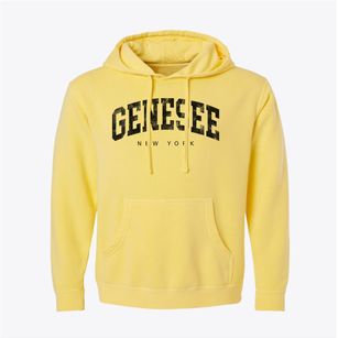 Genesee New York Urban Vibe Pigment-Dyed Hoodie
