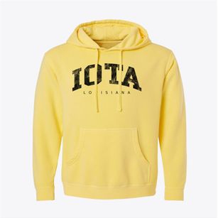 Iota Louisiana Urban Vibe Pigment-Dyed Hoodie