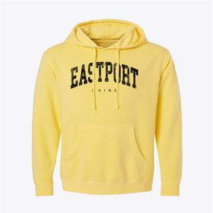 Eastport Maine Urban Vibe Pigment-Dyed Hoodie