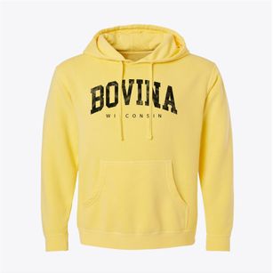 Bovina Wisconsin Urban Vibe Pigment-Dyed Hoodie