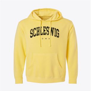 Schleswig Iowa Urban Vibe Pigment-Dyed Hoodie