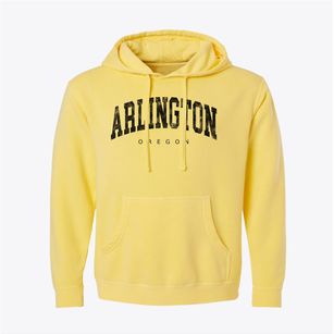 Arlington Oregon Urban Vibe Pigment-Dyed Hoodie