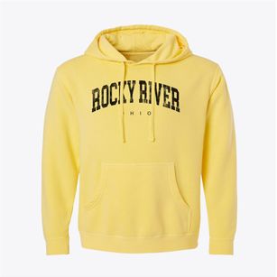 Rocky River Ohio Urban Vibe Pigment-Dyed Hoodie