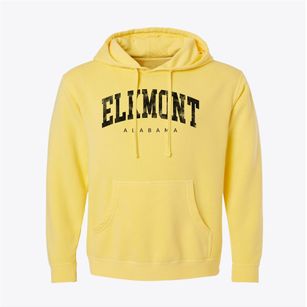 Elkmont Alabama Urban Vibe Pigment-Dyed Hoodie