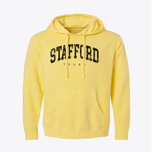 Stafford Texas Urban Vibe Pigment-Dyed Hoodie