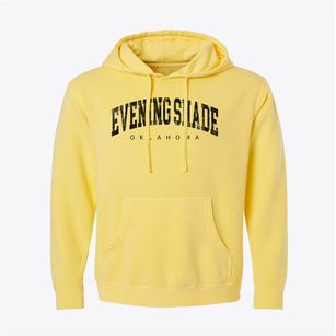 Evening Shade Oklahoma Urban Vibe Pigment-Dyed Hoodie