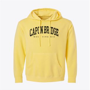 Capon Bridge West Virginia Urban Vibe Pigment-Dyed Hoodie