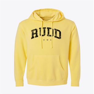 Rudd Iowa Urban Vibe Pigment-Dyed Hoodie