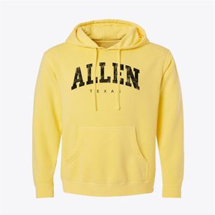 Allen Texas Urban Vibe Pigment-Dyed Hoodie