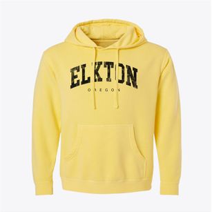 Elkton Oregon Urban Vibe Pigment-Dyed Hoodie