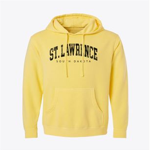 St. Lawrence South Dakota Urban Vibe Pigment-Dyed Hoodie