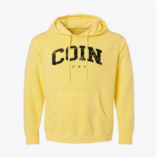 Coin Iowa Urban Vibe Pigment-Dyed Hoodie