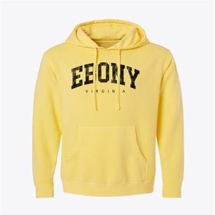 Ebony Virginia Urban Vibe Pigment-Dyed Hoodie