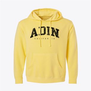 Adin California Urban Vibe Pigment-Dyed Hoodie