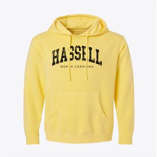 Hassell North Carolina Urban Vibe Pigment-Dyed Hoodie