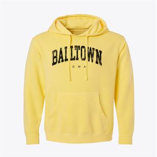 Balltown Iowa Urban Vibe Pigment-Dyed Hoodie