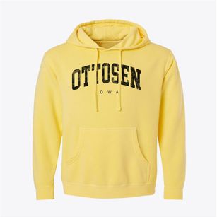 Ottosen Iowa Urban Vibe Pigment-Dyed Hoodie