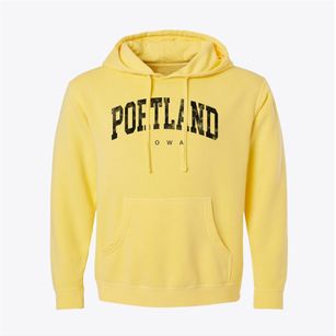 Portland Iowa Urban Vibe Pigment-Dyed Hoodie