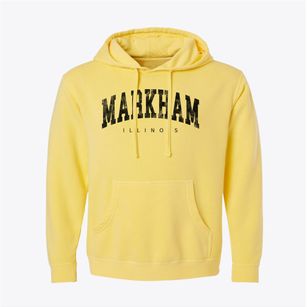 Markham Illinois Urban Vibe Pigment-Dyed Hoodie