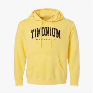 Timonium Maryland Urban Vibe Pigment-Dyed Hoodie