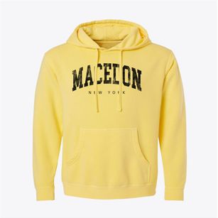 Macedon New York Urban Vibe Pigment-Dyed Hoodie