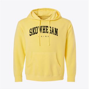 Skowhegan Maine Urban Vibe Pigment-Dyed Hoodie
