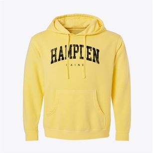 Hampden Maine Urban Vibe Pigment-Dyed Hoodie