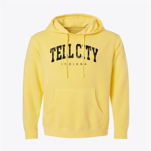 Tell City Indiana Urban Vibe Pigment-Dyed Hoodie