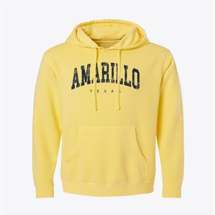 Amarillo Texas Urban Vibe Pigment-Dyed Hoodie