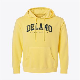 Delano California Urban Vibe Pigment-Dyed Hoodie