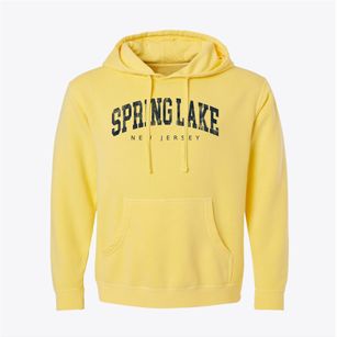 Spring Lake New Jersey Urban Vibe Pigment-Dyed Hoodie