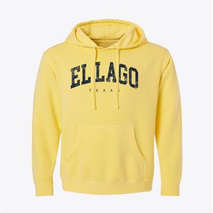 El Lago Texas Urban Vibe Pigment-Dyed Hoodie
