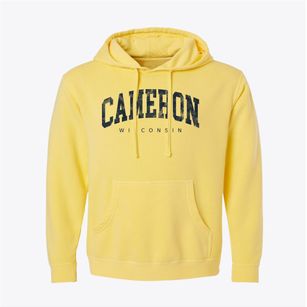 Cameron Wisconsin Urban Vibe Pigment-Dyed Hoodie