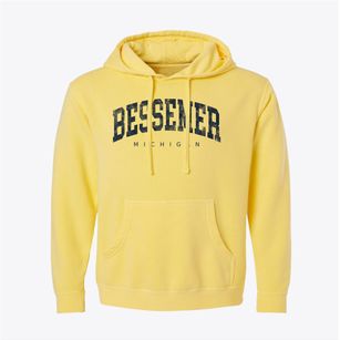 Bessemer Michigan Urban Vibe Pigment-Dyed Hoodie