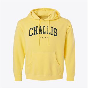 Challis Idaho Urban Vibe Pigment-Dyed Hoodie