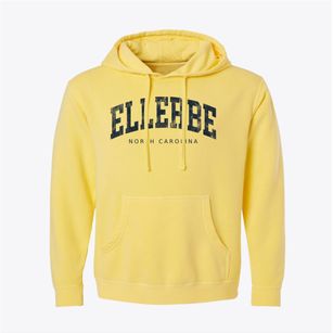 Ellerbe North Carolina Urban Vibe Pigment-Dyed Hoodie