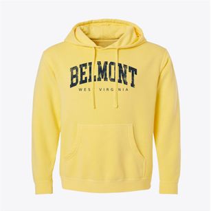 Belmont West Virginia Urban Vibe Pigment-Dyed Hoodie