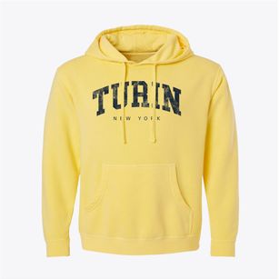 Turin New York Urban Vibe Pigment-Dyed Hoodie