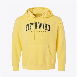 Fifth Ward Louisiana Urban Vibe Pigment-Dyed Hoodie
