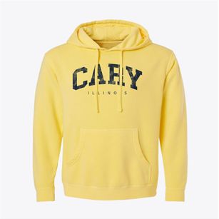 Cary Illinois Urban Vibe Pigment-Dyed Hoodie