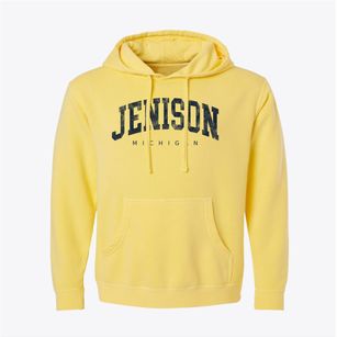 Jenison Michigan Urban Vibe Pigment-Dyed Hoodie