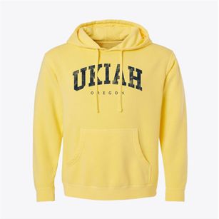 Ukiah Oregon Urban Vibe Pigment-Dyed Hoodie