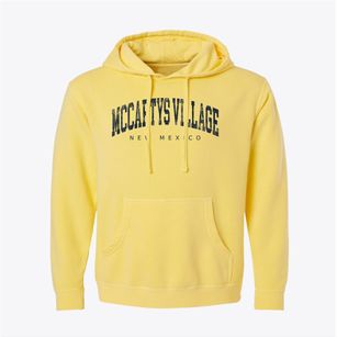 Mccartys Village New Mexico Urban Vibe Pigment-Dyed Hoodie